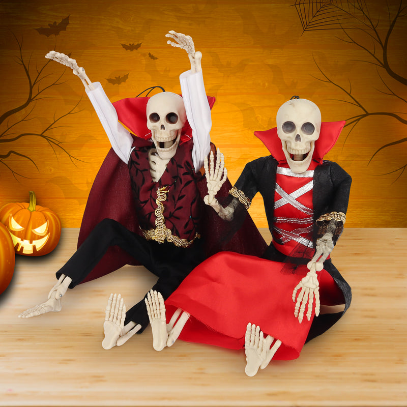 16" Halloween Skeleton Vampire