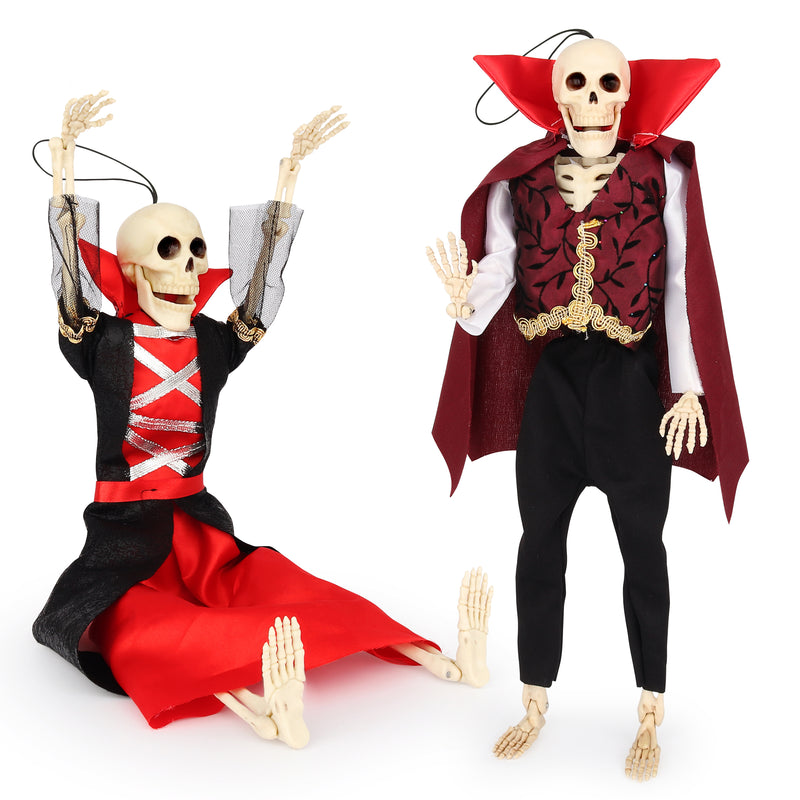 16" Halloween Skeleton Vampire