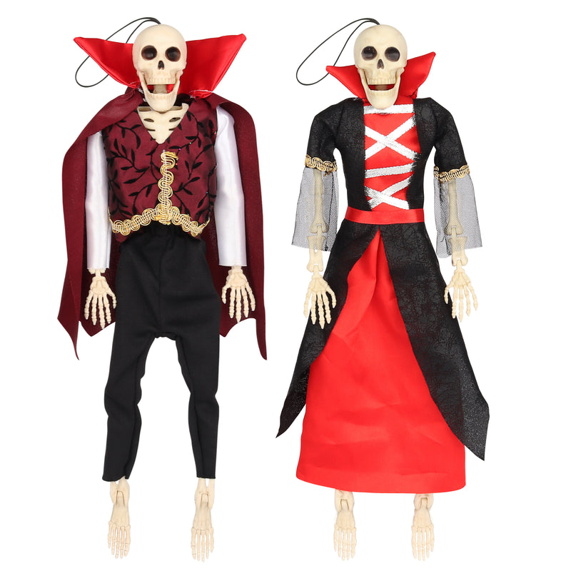 16" Halloween Skeleton Vampire