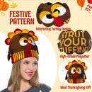 Thanksgiving Cute Pom Turkey Beanie Knitted Hat