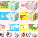 28Pcs Infinity Cube with Kids Valentines Cards for Classroom Exchange
