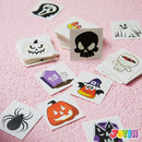 144 PCS Halloween Glowing Temporary Tattoos for Kids, 12 Designs Luminous Halloween Tattoo stickers