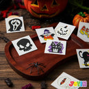 144 PCS Halloween Glowing Temporary Tattoos for Kids, 12 Designs Luminous Halloween Tattoo stickers