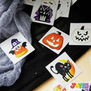 144 PCS Halloween Glowing Temporary Tattoos for Kids, 12 Designs Luminous Halloween Tattoo stickers