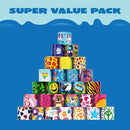 144 Pcs Slap Bracelets for Kids Bulk Wristbands with Animals