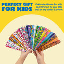 144 Pcs Slap Bracelets for Kids Bulk Wristbands with Animals