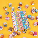 144 Pcs Slap Bracelets for Kids Bulk Wristbands with Animals