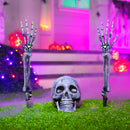 Skeleton Yard Stake Dark, 3 Pcs
