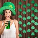 14Pcs St Patrick Shamrock Hanging Decorations