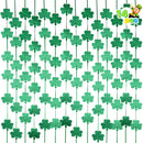 14Pcs St Patrick Shamrock Hanging Decorations