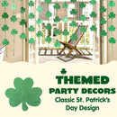 14Pcs St Patrick Shamrock Hanging Decorations