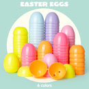 150Pcs 2.3in Colorful Bright Plastic Pastel Easter Eggs for Easter Hunt