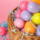 150Pcs 2.3in Colorful Bright Plastic Pastel Easter Eggs for Easter Hunt