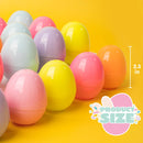 150Pcs 2.3in Colorful Bright Plastic Pastel Easter Eggs for Easter Hunt