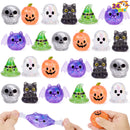 JOYIN 24PCS Halloween Mini Glitter Squishy Toys | Non-Candy Goodie Bag Favors