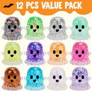JOYIN 12 Pack Halloween Ghost Squishy TOY