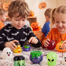 JOYIN 8 Pcs Halloween Glitter Squishy Toys