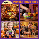 JOYIN 8 Pcs Halloween Glitter Squishy Toys