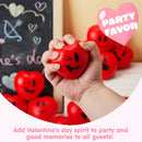 15pcs Valentines Day Heart Shaped Happy Face Ball 3in