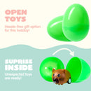 160Pcs 2.3in Assorted Toys Pre-filled Easter Eggs for Easter Egg Hunt