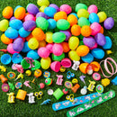 160Pcs 2.3in Assorted Toys Pre-filled Easter Eggs for Easter Egg Hunt
