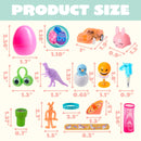 160Pcs 2.3in Assorted Toys Pre-filled Easter Eggs for Easter Egg Hunt