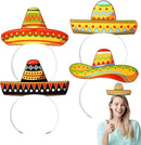 24Pcs Cinco de Mayo Sombrero Headbands for Mexican Themed Fiesta Party