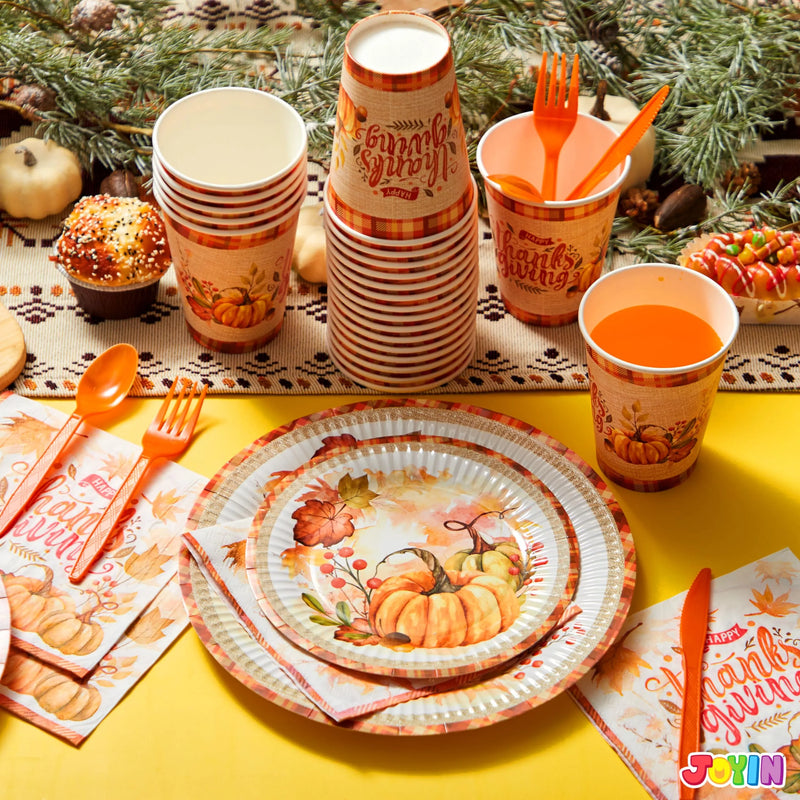 Disposable thanksgiving dinnerware best sale