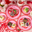 168Pcs Valentine’s Day Tableware Set Party Supplies for Kids