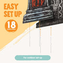 16" Halloween Tombstones Decorations,9 Pcs