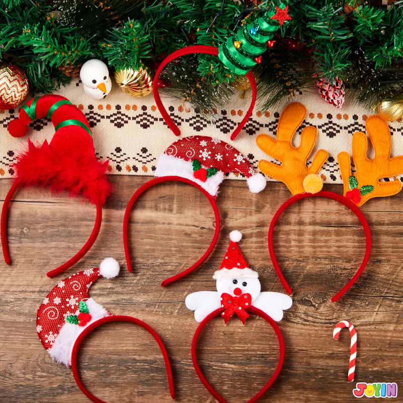 16PCS Christmas Holiday Cute Headbands, Great Fun and Festive