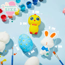 16Pcs Blank Easter Animal Character Squishy Toys