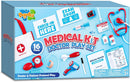 Play-Act 16Pcs Kids Doctor Pretend Play Medical Kit with Bag