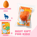 30 Packs Valentines Day Cards with Hatch Growing Dinosaur Eggs Toys with Hangers