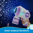 JOYIN 2 Kids Bubble Guns with 4 Bottles Solution, Automatic Bubble Machine Gun with 8 Holes for Kids, Adults, Summer Toys, Easter Basket Stuffers