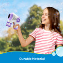 JOYIN 2 Kids Bubble Guns with 4 Bottles Solution, Automatic Bubble Machine Gun with 8 Holes for Kids, Adults, Summer Toys, Easter Basket Stuffers