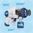 JOYIN 2 Kids Bubble Guns with 4 Bottles Solution, Automatic Bubble Machine Gun with 8 Holes for Kids Blue,Red