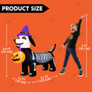 Glowing Skeleton Dog 5.7ft – Blow-Up Pumpkin Yard Decor