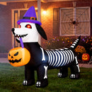 Glowing Skeleton Dog 5.7ft – Blow-Up Pumpkin Yard Decor