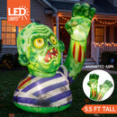 JOYIN 5.5 FT Halloween Inflatable Zombie with Waving Raised Hand