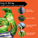 JOYIN 5.5 FT Halloween Inflatable Zombie with Waving Raised Hand