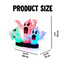 JOYIN 5FT Halloween Inflatable Trunk or Treat Kit - Triple Ghost LED