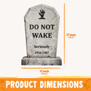 JOYIN 6 Pack 17 Inch Halloween Tombstone Yard Signs