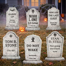 JOYIN 6 Pack 17 Inch Halloween Tombstone Yard Signs