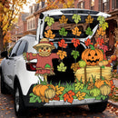 Halloween Scarecrow Pumpkin Trunk or Treat Car Decor Kit