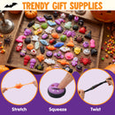 JOYIN 60 Pcs Halloween Mochi Squishy Toys Bulk - Non-Candy Trick or Treat Party Favors & Classroom Prizes