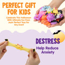 JOYIN 60 Pcs Halloween Mochi Squishy Toys Bulk - Non-Candy Trick or Treat Party Favors & Classroom Prizes