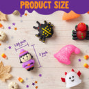 JOYIN 60 Pcs Halloween Mochi Squishy Toys Bulk - Non-Candy Trick or Treat Party Favors & Classroom Prizes