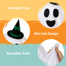 JOYIN 3 Pack 19 Inch Cute Halloween Hanging Ghost with Witch Hat