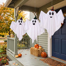 JOYIN 3 Pack 19 Inch Cute Halloween Hanging Ghost with Witch Hat